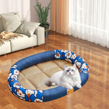 Maxbell Pet Cooling Pad Playmat Breathable Puppy Kitten Nest for Cats and Small Dogs Blue M