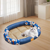 Maxbell Pet Cooling Pad Playmat Breathable Puppy Kitten Nest for Cats and Small Dogs Blue M