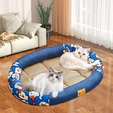 Maxbell Pet Cooling Pad Playmat Breathable Puppy Kitten Nest for Cats and Small Dogs Blue XL