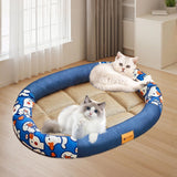 Maxbell Pet Cooling Pad Playmat Breathable Puppy Kitten Nest for Cats and Small Dogs Blue XL