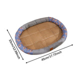 Maxbell Pet Cooling Pad Playmat Breathable Puppy Kitten Nest for Cats and Small Dogs Gray S