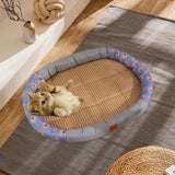 Maxbell Pet Cooling Pad Playmat Breathable Puppy Kitten Nest for Cats and Small Dogs Gray S