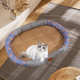 Maxbell Pet Cooling Pad Playmat Breathable Puppy Kitten Nest for Cats and Small Dogs Gray M