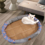 Maxbell Pet Cooling Pad Playmat Breathable Puppy Kitten Nest for Cats and Small Dogs Gray XL