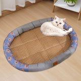 Maxbell Pet Cooling Pad Playmat Breathable Puppy Kitten Nest for Cats and Small Dogs Gray XL