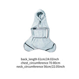 Maxbell Dog Bathrobe Towel Wet Walk with Hood Swim for Bath Warm Keeping Dog Towel
