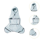 Maxbell Dog Bathrobe Towel Wet Walk with Hood Swim for Bath Warm Keeping Dog Towel