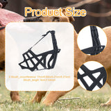 Maxbell Muzzle for Dog Soft Training for Medium & Large Dogs Anti Biting Mouth Cover S