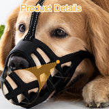 Maxbell Muzzle for Dog Soft Training for Medium & Large Dogs Anti Biting Mouth Cover L