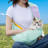 Maxbell Pet Shoulder Bag Safety Dog Carrier Bag for Outside Carrying Hiking  Green