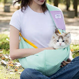 Maxbell Pet Shoulder Bag Safety Dog Carrier Bag for Outside Carrying Hiking  Green
