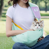 Maxbell Pet Shoulder Bag Safety Dog Carrier Bag for Outside Carrying Hiking  Green