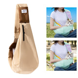 Maxbell Pet Shoulder Bag Safety Dog Carrier Bag for Outside Carrying Hiking  Brown
