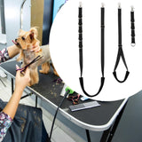 Maxbell Dog Grooming Belly Strap Belt Adjustable for Trimming Household Hair Cutting Black