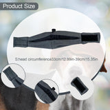 Maxbell Ear Cover for Dog for Grooming Ear Protector Gift Comfortable Dog Head Cover Dark Gray S