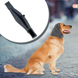Maxbell Ear Cover for Dog for Grooming Ear Protector Gift Comfortable Dog Head Cover Dark Gray M