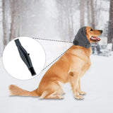 Maxbell Ear Cover for Dog for Grooming Ear Protector Gift Comfortable Dog Head Cover Dark Gray M