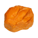Maxbell Reptile Water Dish Container Easy to Clean Feeder for Chameleon Gecko Orange