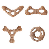 Maxbell Dog Chew Toy Stick Indoor Outdoor Travel Use Entertainment Aggressive Chewer 13.5cmx3cmx14.5cm