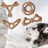 Maxbell Dog Chew Toy Stick Indoor Outdoor Travel Use Entertainment Aggressive Chewer 13.5cmx3cmx14.5cm