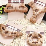 Maxbell Dog Chew Toy Stick Indoor Outdoor Travel Use Entertainment Aggressive Chewer 13.5cmx3cmx14.5cm