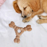 Maxbell Dog Chew Toy Stick Indoor Outdoor Travel Use Entertainment Aggressive Chewer 13.5cmx3cmx14.5cm