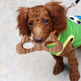 Maxbell Dog Chew Toy Stick Indoor Outdoor Travel Use Entertainment Aggressive Chewer 15.5cmx3cmx6.5cm