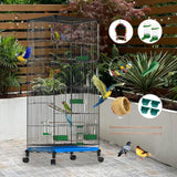 Maxbell Metal Bird Cage Nest Large Standing Parakeet Cage for Parrot Budgies Finches