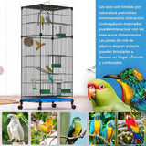 Maxbell Metal Bird Cage Nest Large Standing Parakeet Cage for Parrot Budgies Finches
