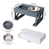 Maxbell Elevated Puppy Bowls Food Container for Home Outdoor Use Puppy Small Dogs