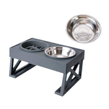 Maxbell Elevated Puppy Bowls Food Container for Home Outdoor Use Puppy Small Dogs