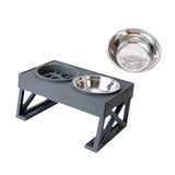 Maxbell Elevated Puppy Bowls Food Container for Home Outdoor Use Puppy Small Dogs