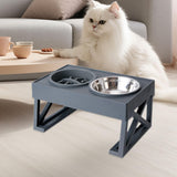 Maxbell Elevated Puppy Bowls Food Container for Home Outdoor Use Puppy Small Dogs