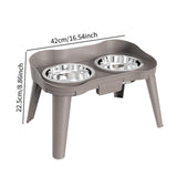 Maxbell Elevated Pet Bowls Non Slip Feet Feeding Bowl Pet Feeder Dog Water Bowl
