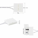 Maxbell 22AWG Electrical Wire Extension 2 Core for Indoor -fkb25 Connector Speaker FKB25