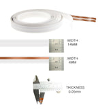 Maxbell Hidden Flat Audio Cable Lighting Power Line for LED Lighting Connection Wall 12mmx1m