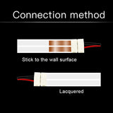 Maxbell Hidden Flat Audio Cable Lighting Power Line for LED Lighting Connection Wall 12mmx5m