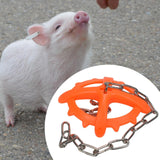 Maxbell Pig Bite Toy with Chain Small Animals Enjoyment Fun Farm Hog Piglet Chew Toy