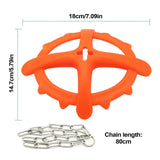 Maxbell Pig Bite Toy with Chain Small Animals Enjoyment Fun Farm Hog Piglet Chew Toy