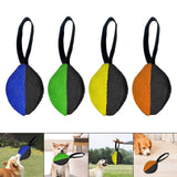 Maxbell Dog Tug Ball Portable Dog Ball Toy for Relaxing Solo Amusement Pets Supplies Black Blue