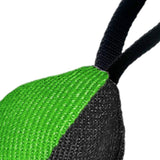 Maxbell Dog Tug Ball Portable Dog Ball Toy for Relaxing Solo Amusement Pets Supplies Black Green