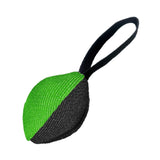 Maxbell Dog Tug Ball Portable Dog Ball Toy for Relaxing Solo Amusement Pets Supplies Black Green