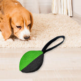 Maxbell Dog Tug Ball Portable Dog Ball Toy for Relaxing Solo Amusement Pets Supplies Black Green