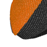 Maxbell Dog Tug Ball Portable Dog Ball Toy for Relaxing Solo Amusement Pets Supplies Black Orange