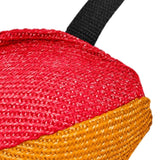 Maxbell Dog Tug Toy Sturdy Lightweight Pull Toy for Pet Small and Medium Dog Chasing red orange
