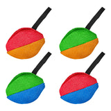 Maxbell Dog Tug Toy Sturdy Lightweight Pull Toy for Pet Small and Medium Dog Chasing red orange