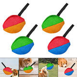 Maxbell Dog Tug Toy Sturdy Lightweight Pull Toy for Pet Small and Medium Dog Chasing red orange