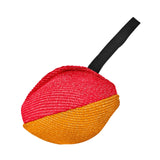 Maxbell Dog Tug Toy Sturdy Lightweight Pull Toy for Pet Small and Medium Dog Chasing red orange