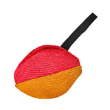 Maxbell Dog Tug Toy Sturdy Lightweight Pull Toy for Pet Small and Medium Dog Chasing red orange