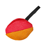 Maxbell Dog Tug Toy Sturdy Lightweight Pull Toy for Pet Small and Medium Dog Chasing red orange